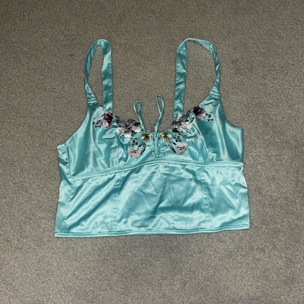 Victoria’s Secret silk crop top